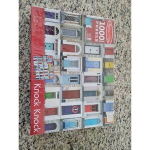 Melissa & Doug Jigsaw Puzzle Knock Knock Doorways 1000 Piece Front Doors 29"x23"